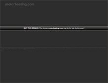 Tablet Screenshot of motorboating.com
